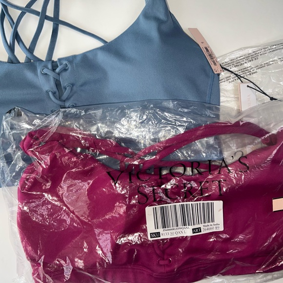Victoria Secrets 1 Blue Sports Bra sz LG - Picture 6 of 10